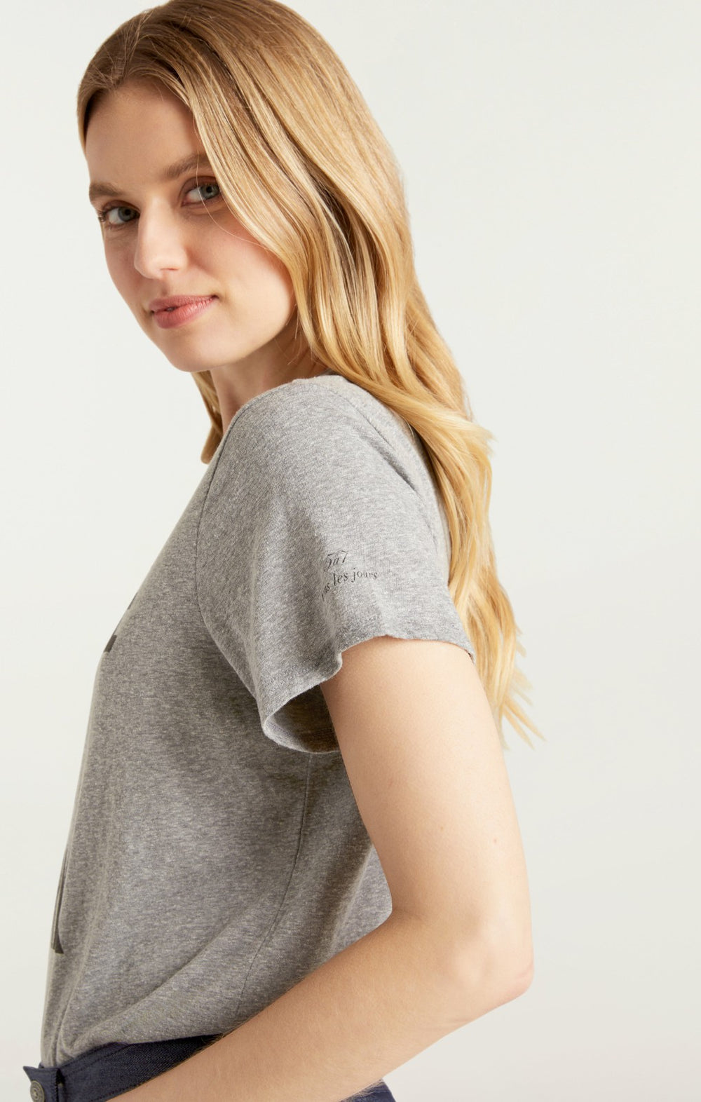 Women J'adore New York Tee Heather Grey/Black