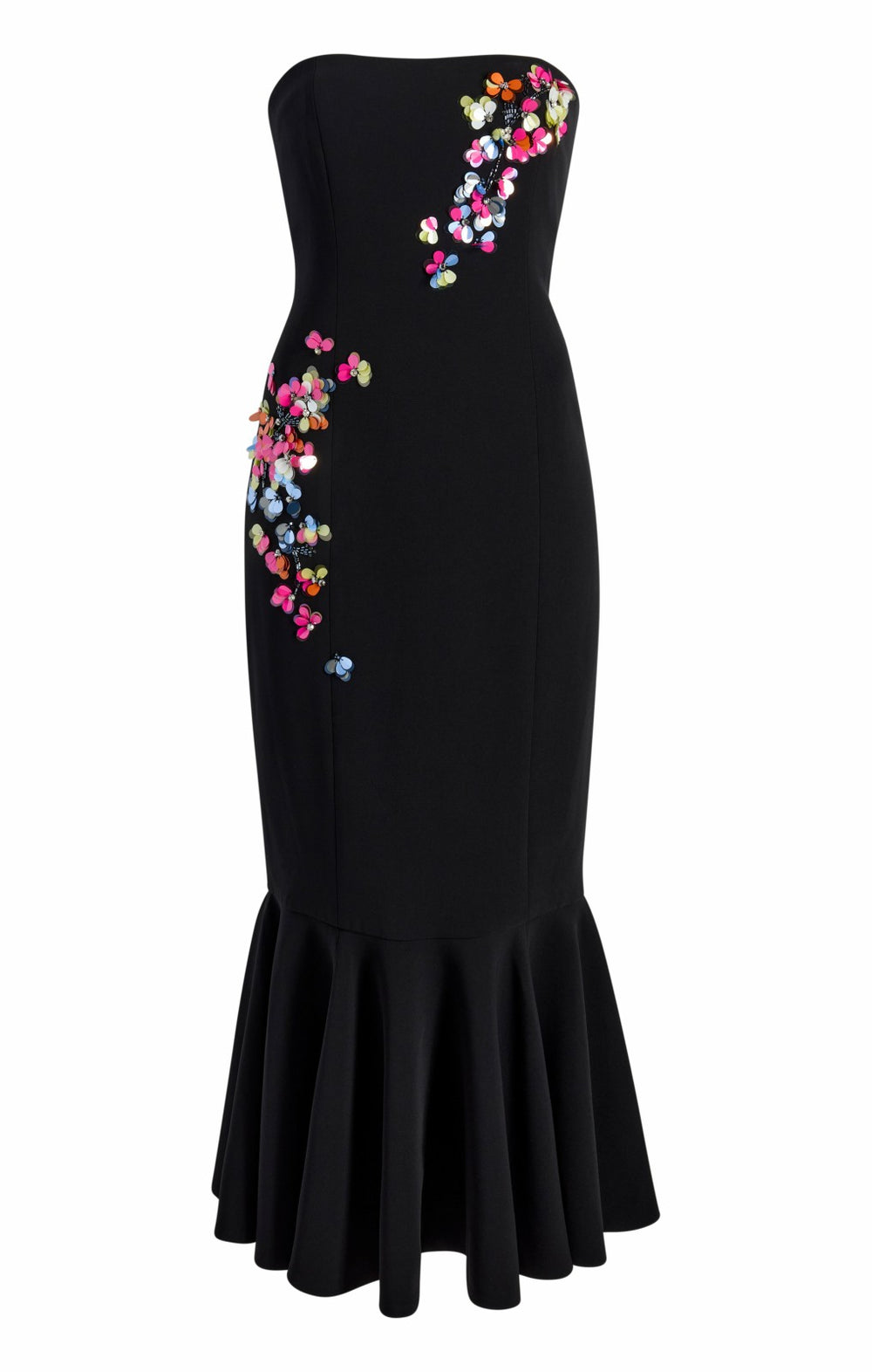 Women Paillette Vines Juniper Dress Black/Multi