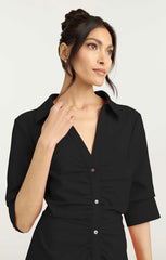 Women Mini Elina Dress Black