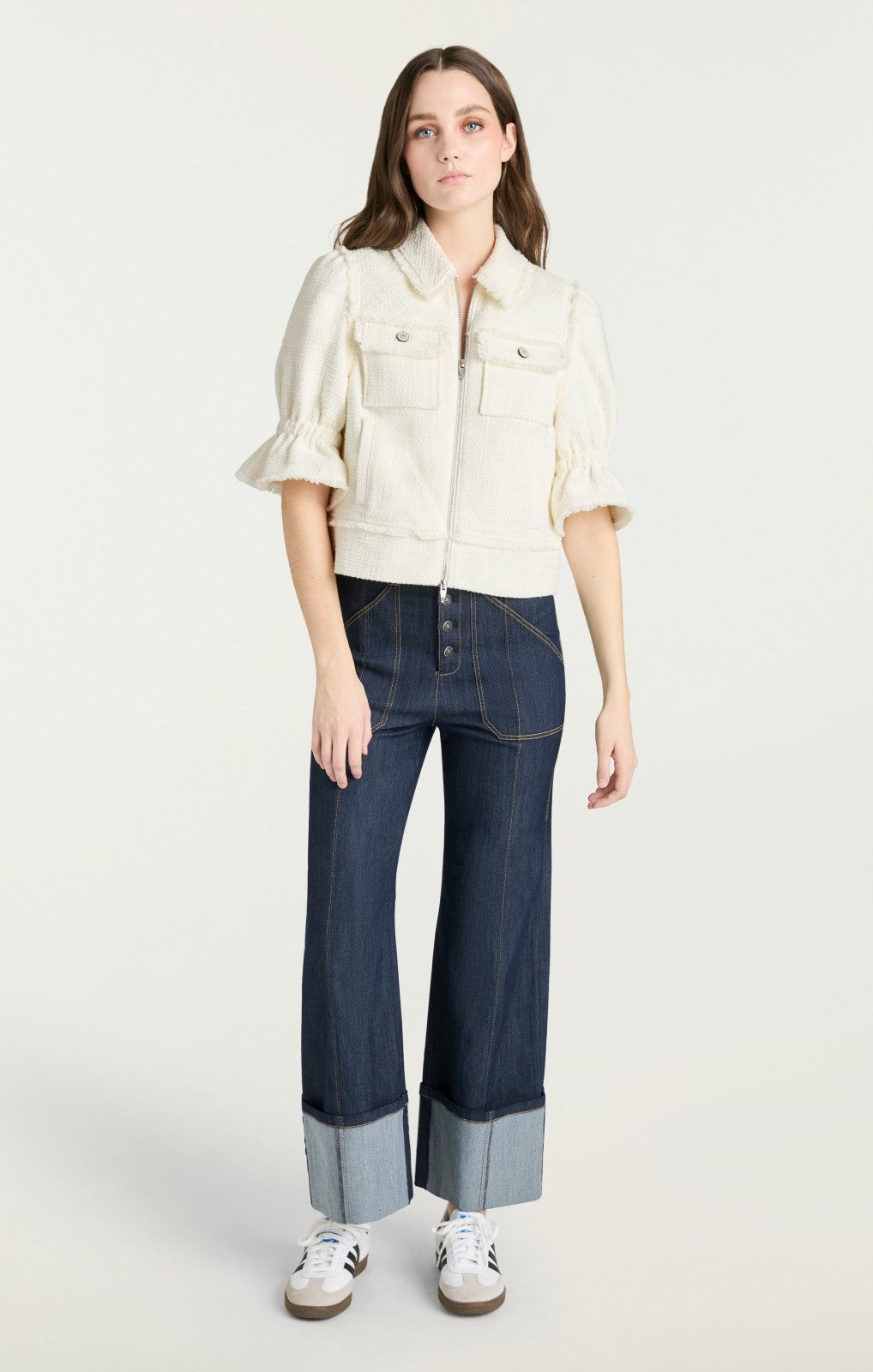 Women Boucle Holly Jacket Gardenia