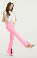 Women Cropped Feather Tee White