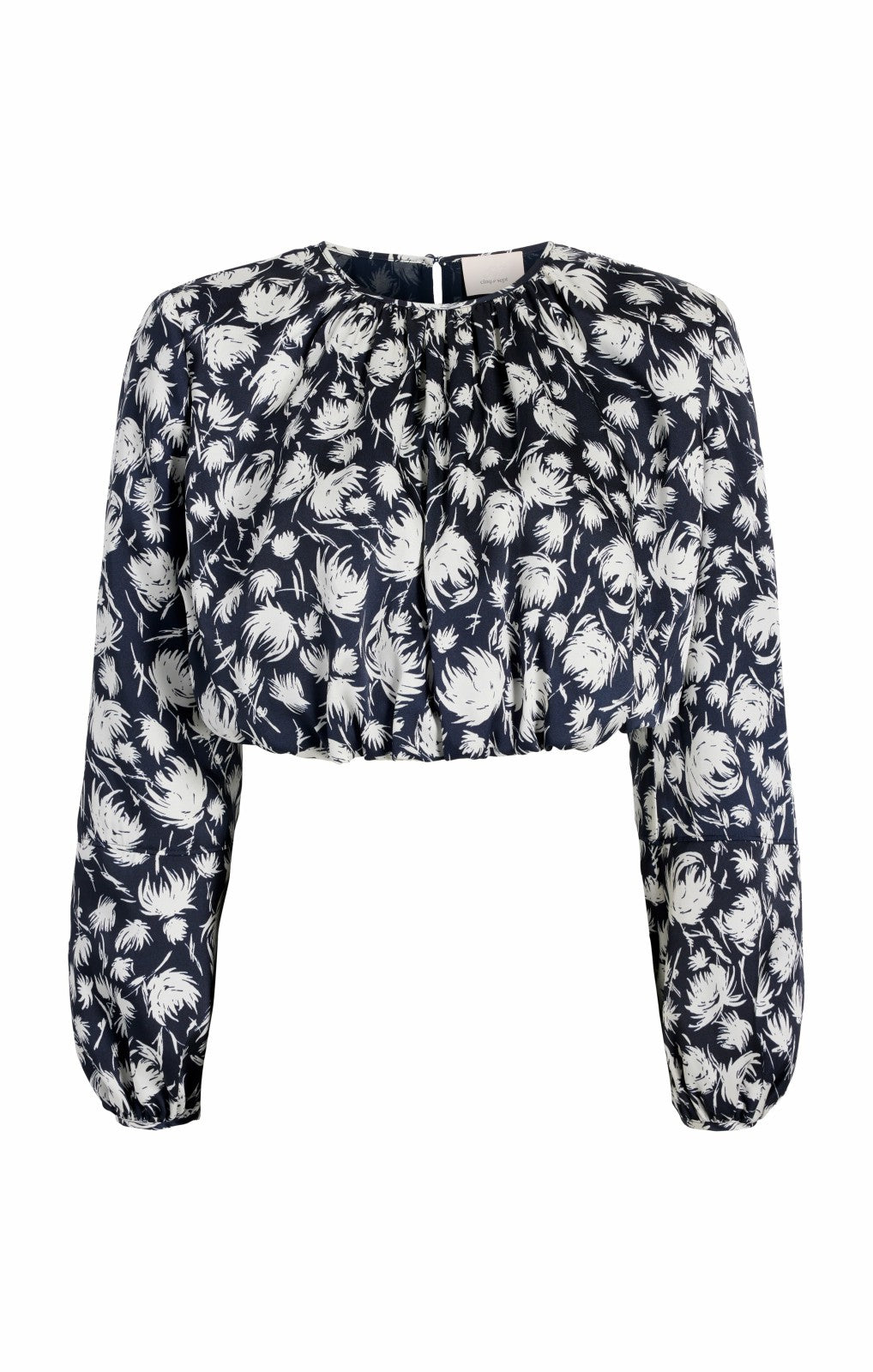 Women Graphic Floral Kamala Top Navy/Ivory