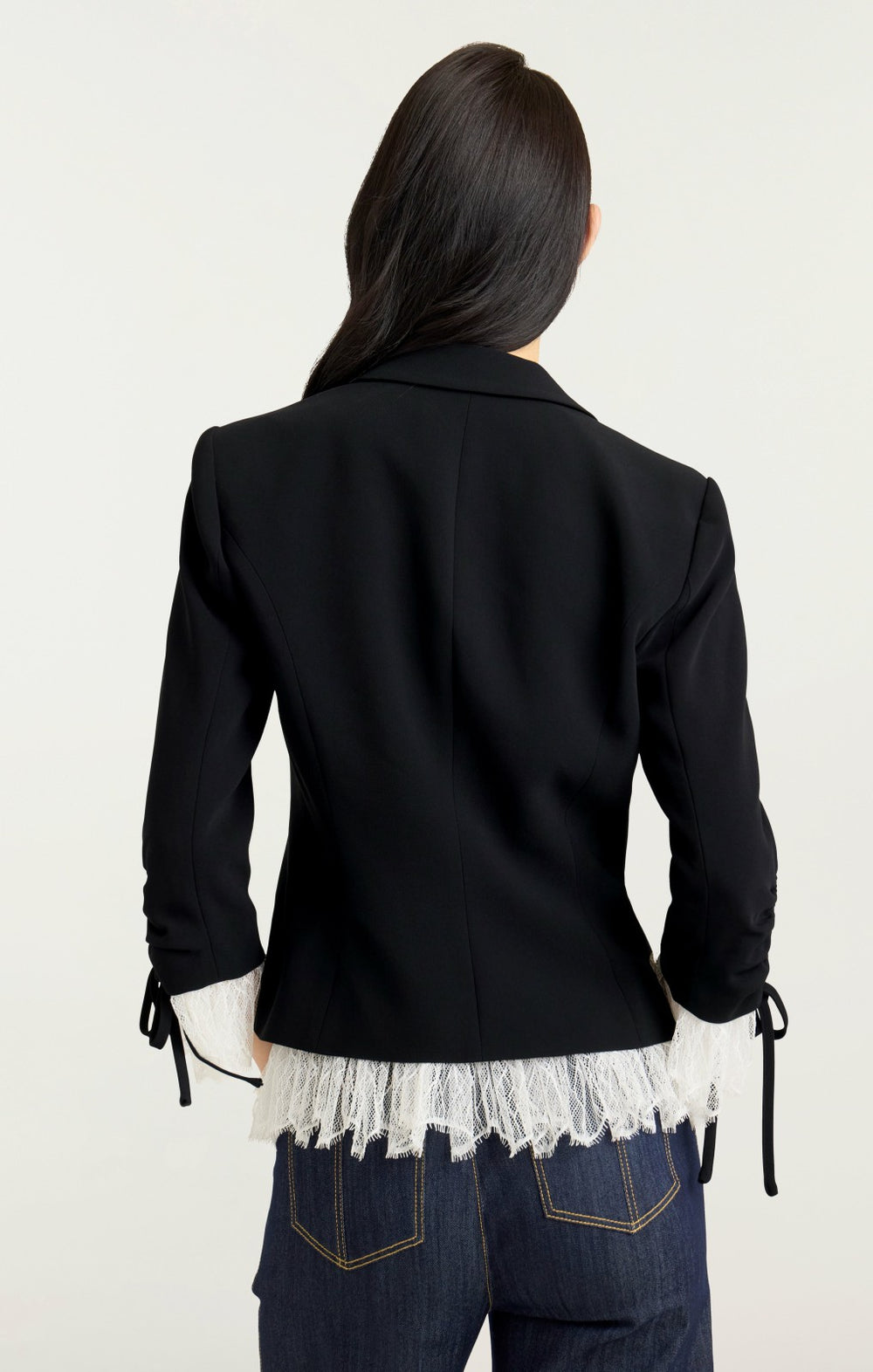Women Le Petit Roxie Blazer Black/Ivory