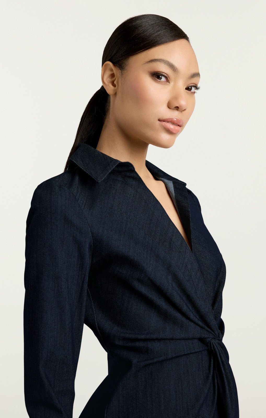 Women Denim Mckenna Dress Indigo