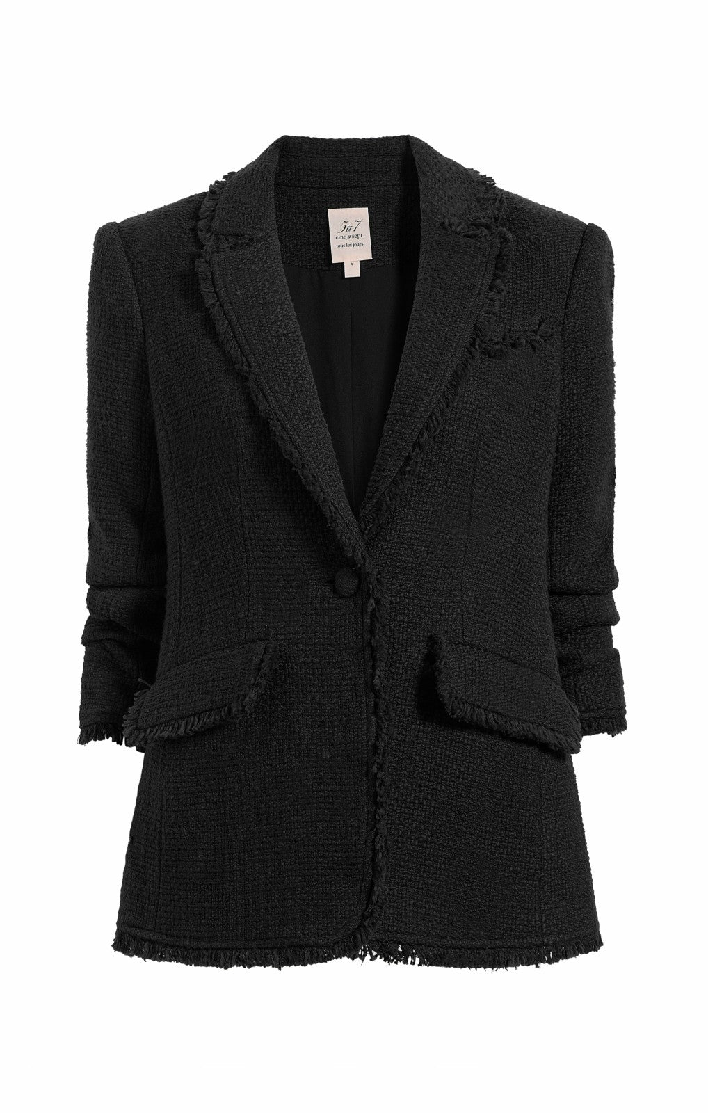 Women Boucle Khloe Blazer Black
