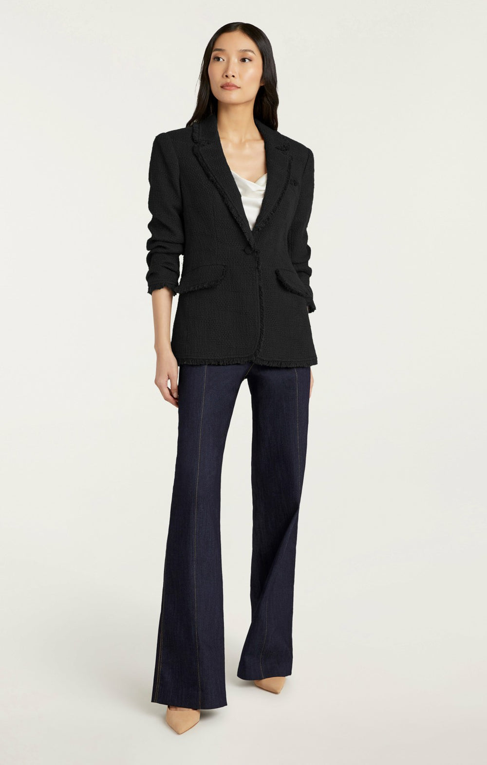 Women Boucle Khloe Blazer Black