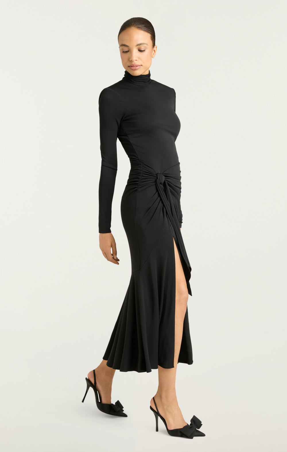 Women Johnson Dress Black