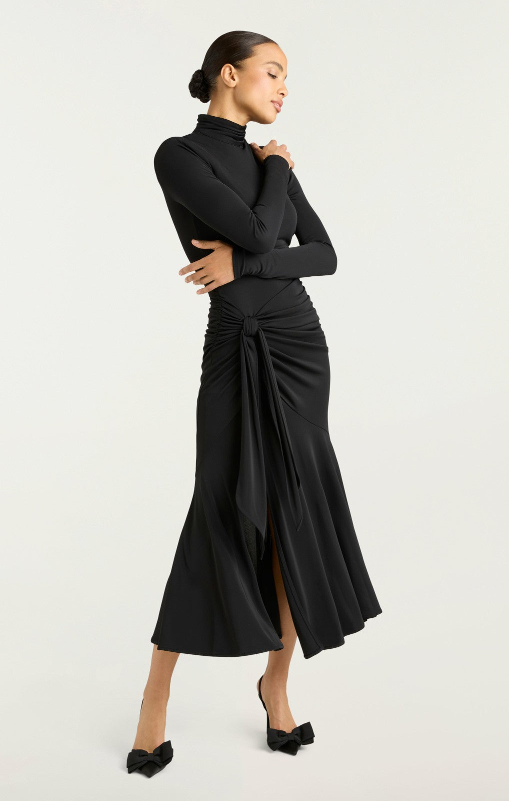 Women Johnson Dress Black