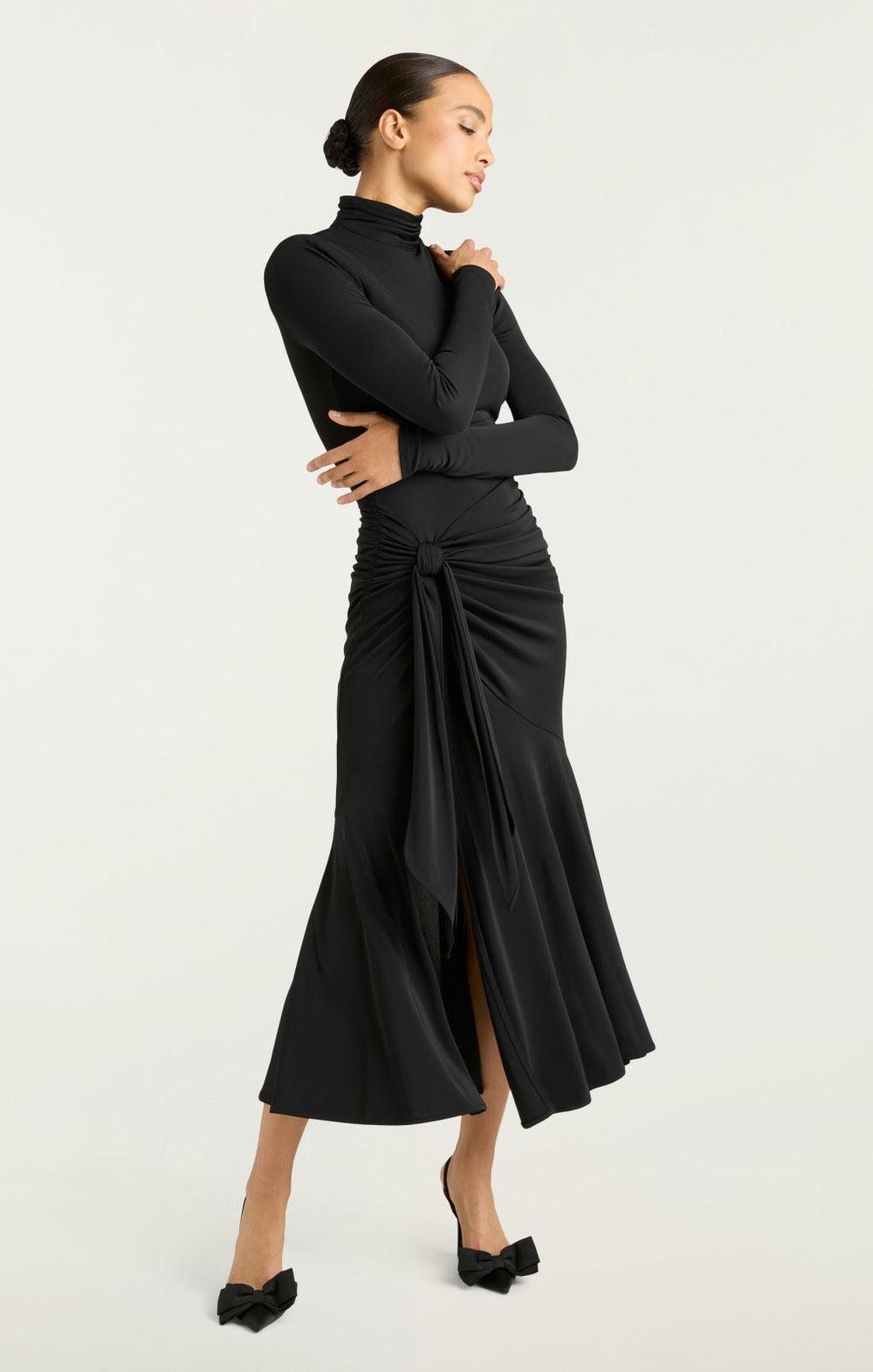 Women Johnson Dress Black