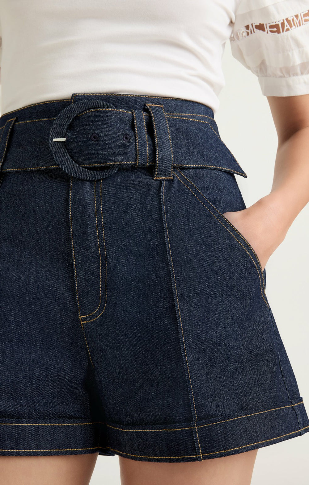 Women Denim Aldi Short Indigo