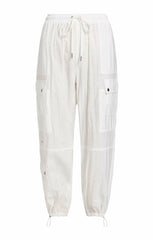 Women Nitsan Parachute Pant White