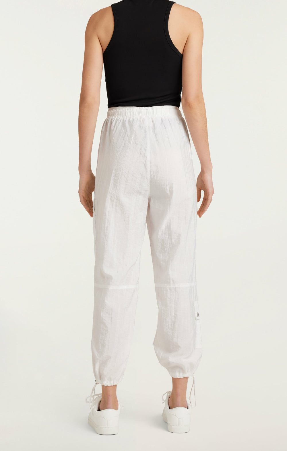 Women Nitsan Parachute Pant White