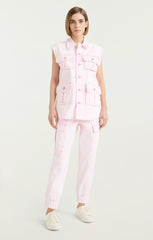 Women Sleeveless Vera Jacket Flamingo