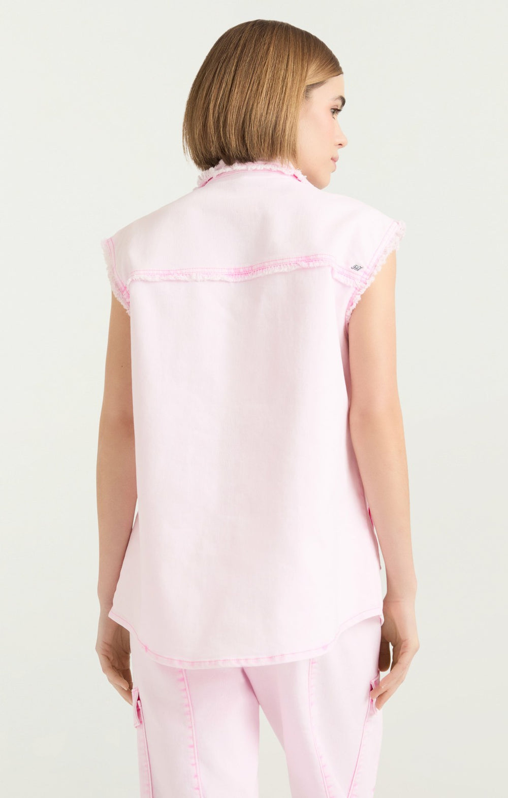 Women Sleeveless Vera Jacket Flamingo
