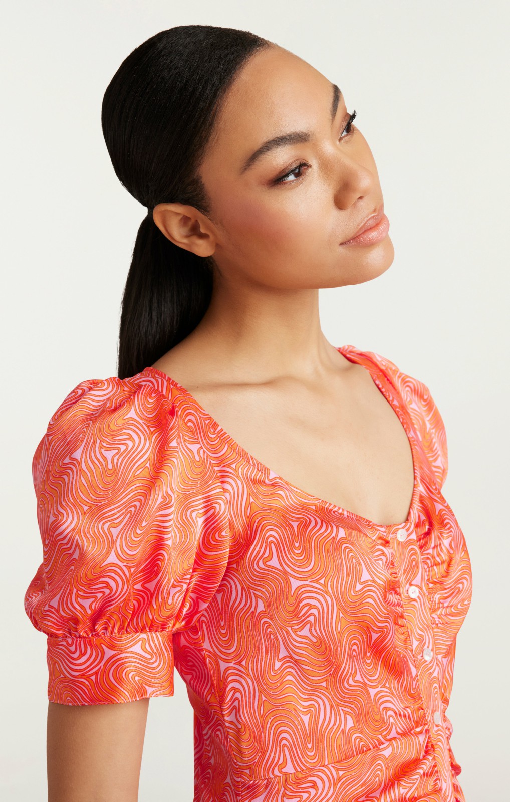 Women Ximena Dress Pale Flamingo/Orange