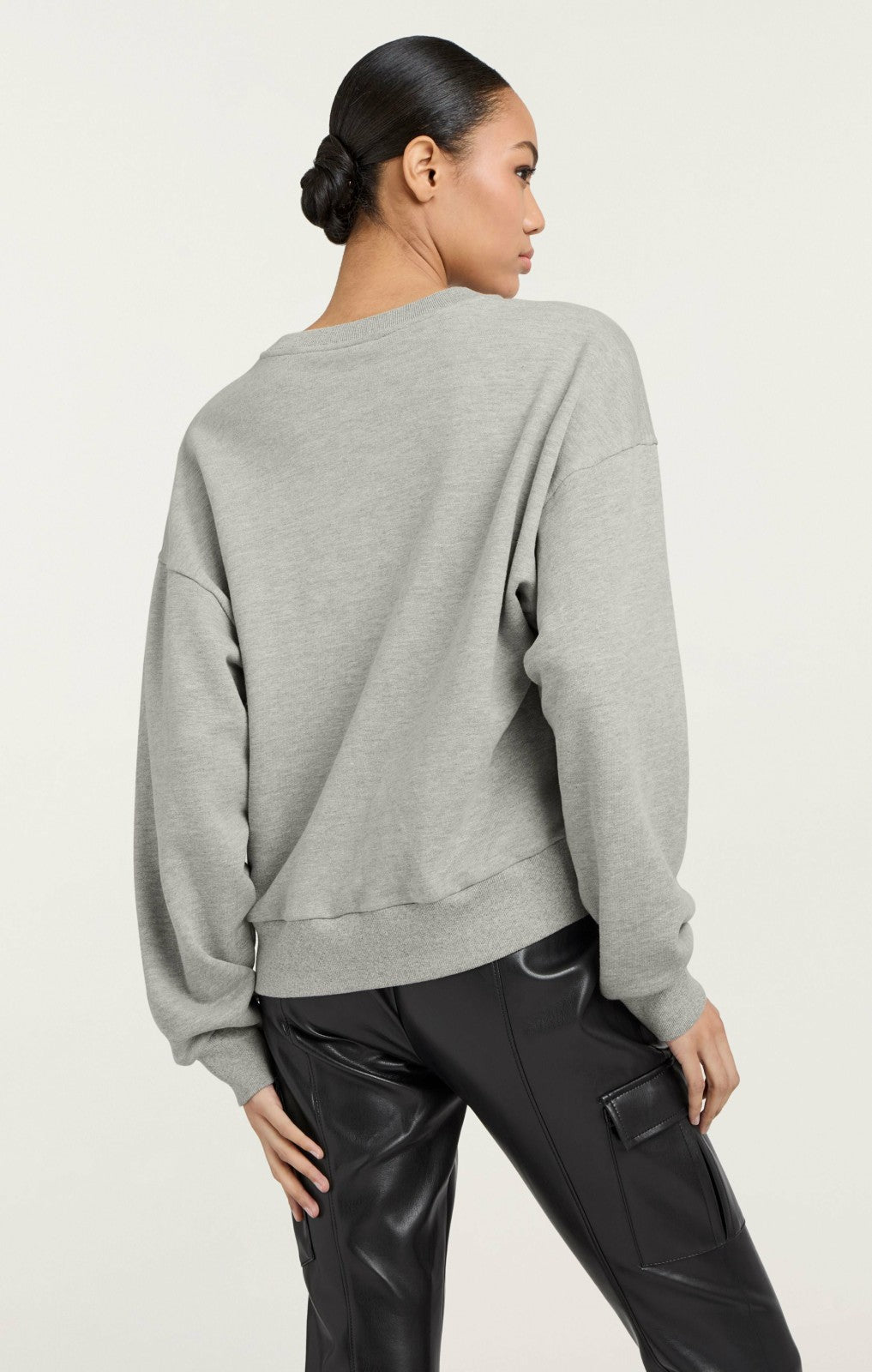 Women Paris New York Brandy Pullover Heather Grey/Black