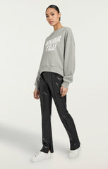 Women Bonjour Y'all Brandy Pullover Heather Grey/White
