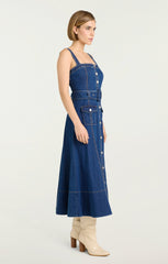 Women Vega Dress Medium Wash