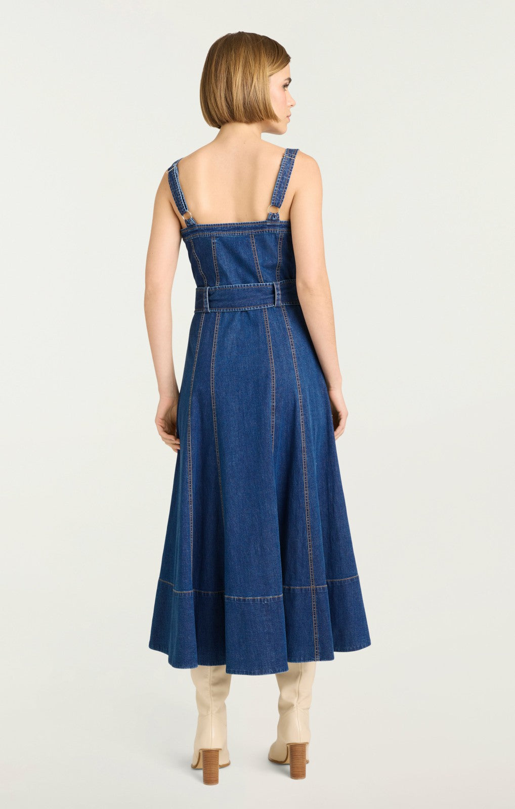 Women Vega Dress Medium Wash