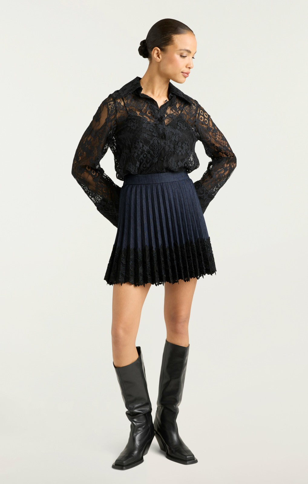 Women Laney Skirt Indigo