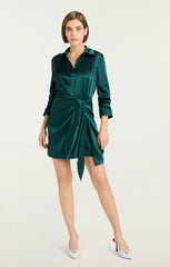 Women Mini Jacey Dress Green Onyx