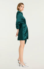 Women Mini Jacey Dress Green Onyx