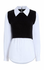 Women Mara Shaker Pullover Black