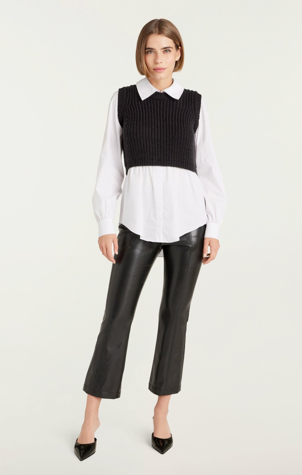 Women Mara Shaker Pullover Black