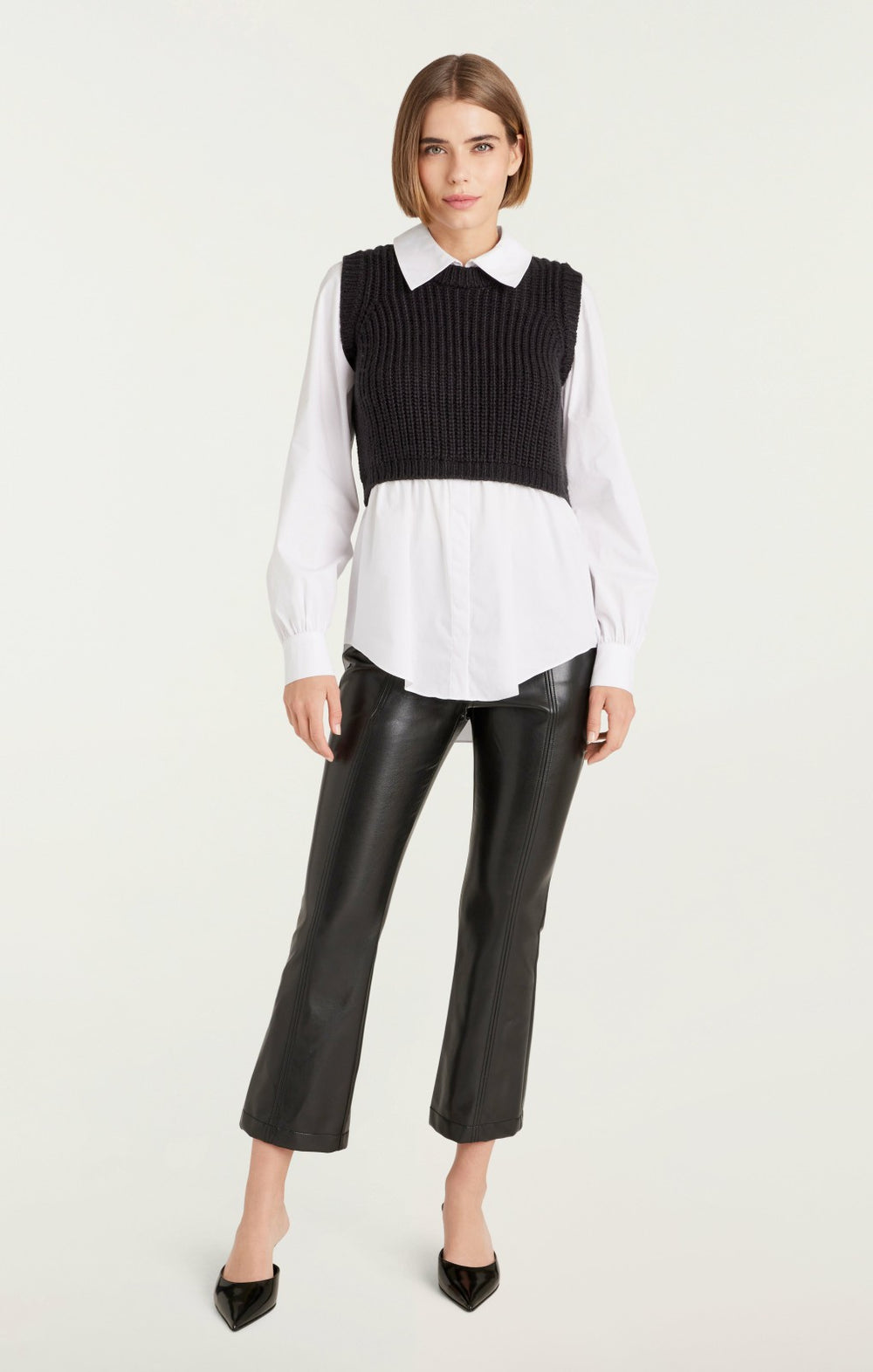 Women Mara Shaker Pullover Black