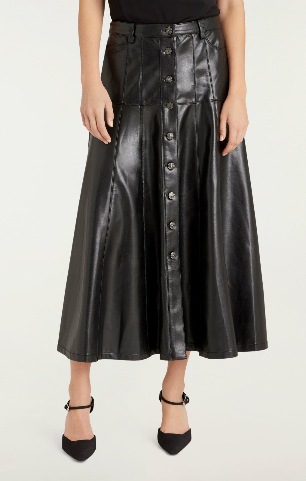 Women Veena Skirt Black