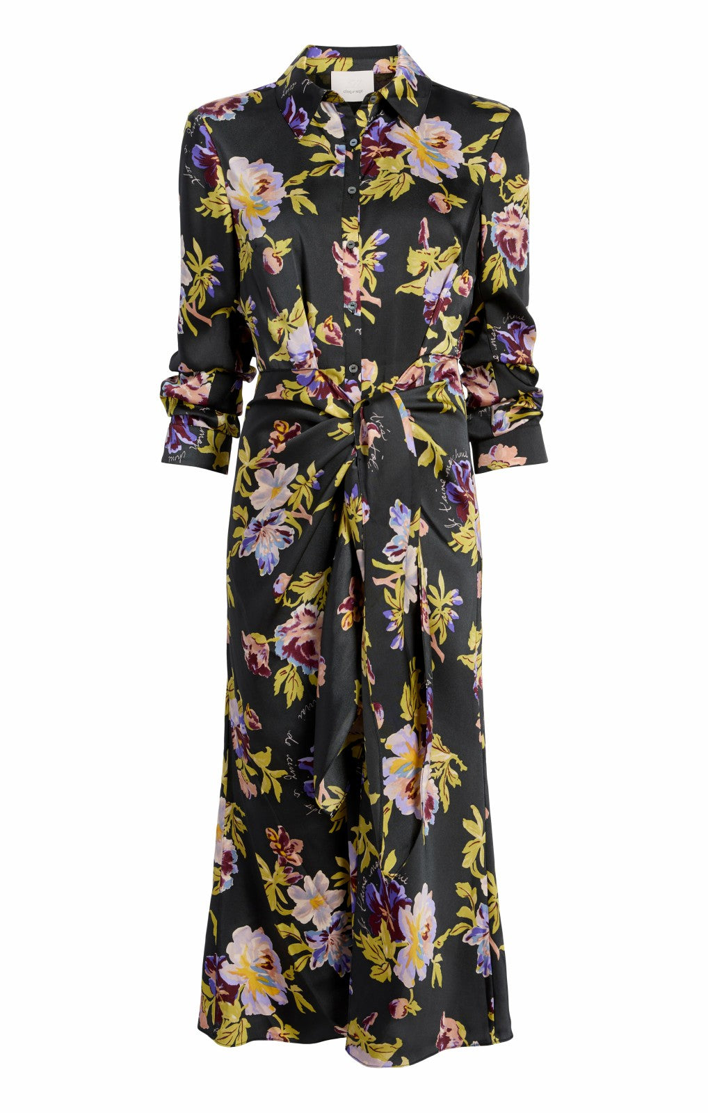 Women Brigitte Floral Jacey Dress Black Multi