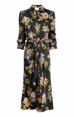 Women Brigitte Floral Jacey Dress Black Multi