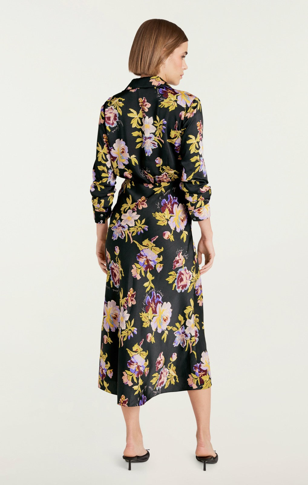 Women Brigitte Floral Jacey Dress Black Multi