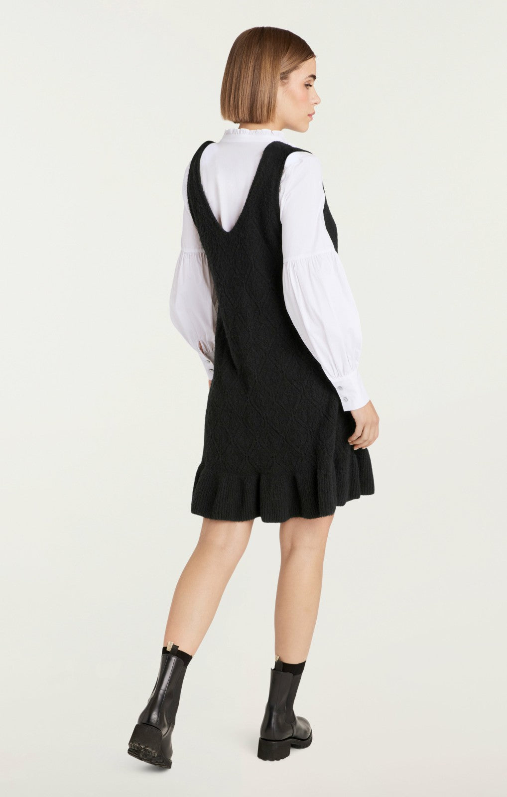 Women Greysen Dress Black/White