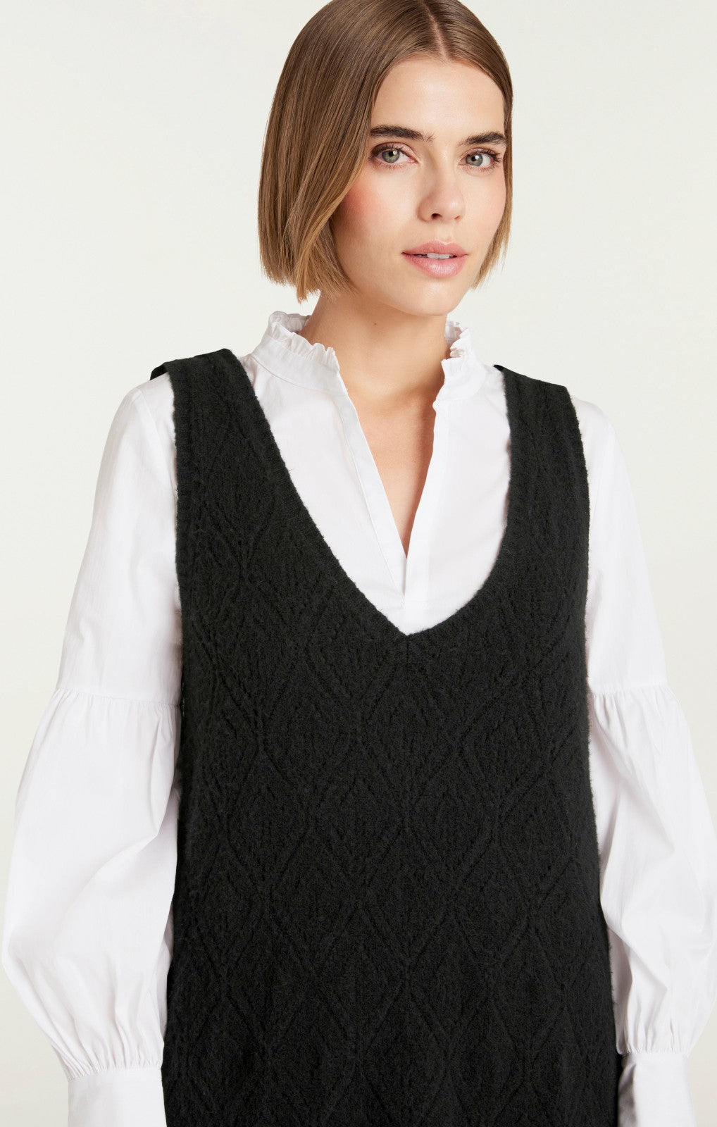Women Greysen Dress Black/White