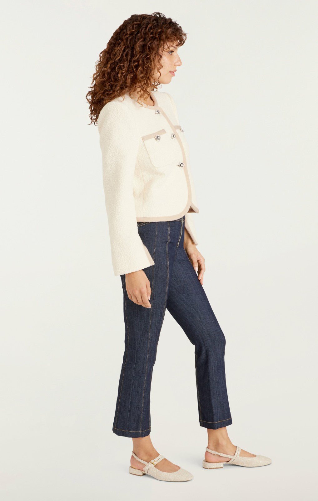 Women Junia Jacket Ivory