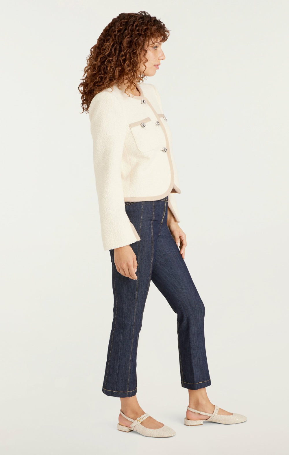 Women Junia Jacket Ivory