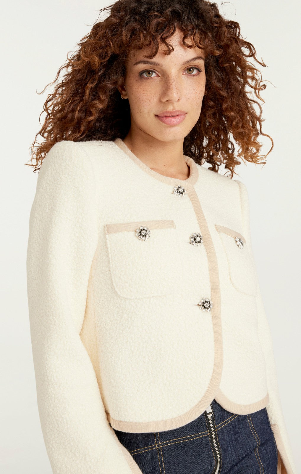Women Junia Jacket Ivory