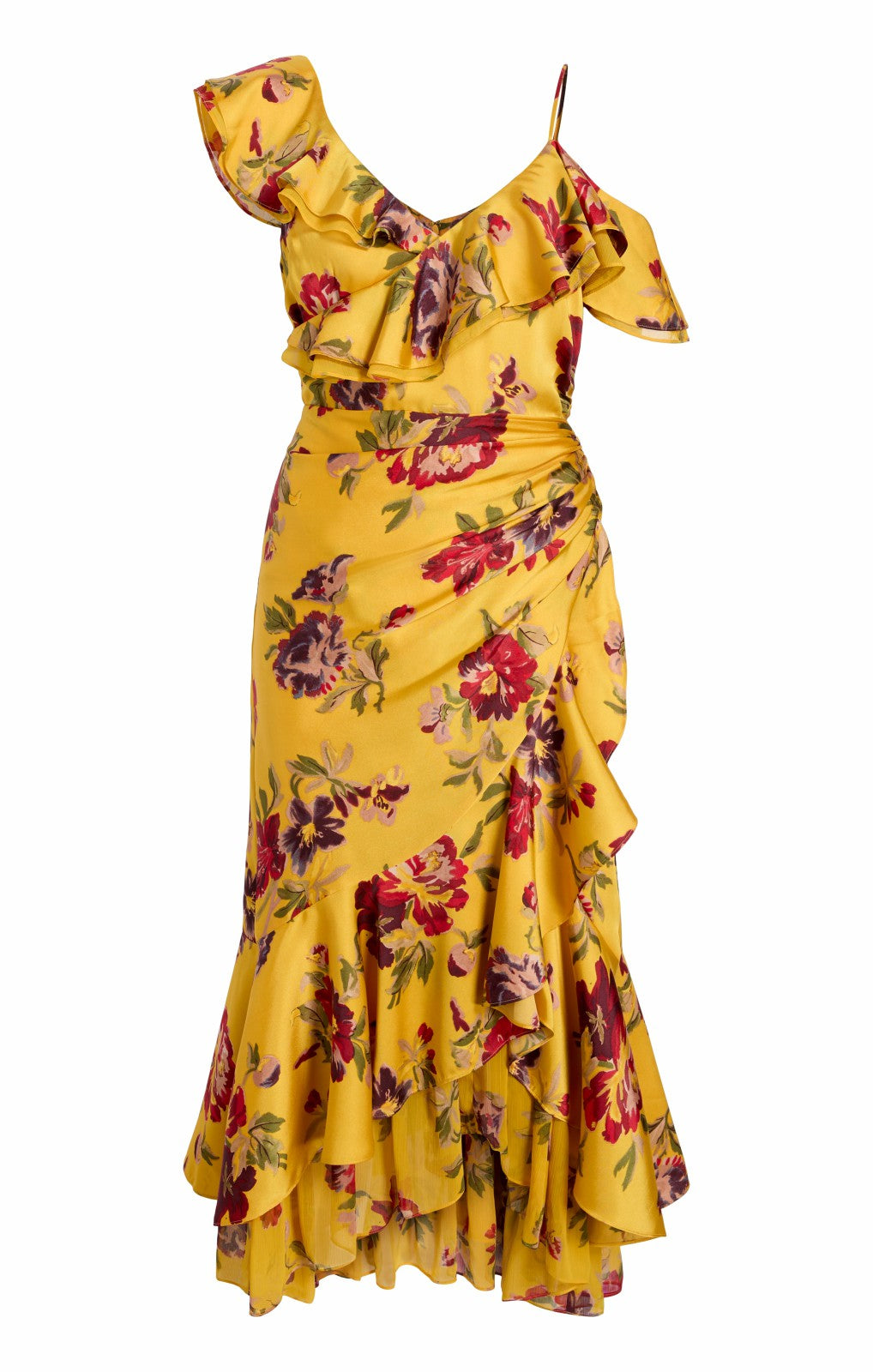 Women Nara Dress Deep Gold Multi