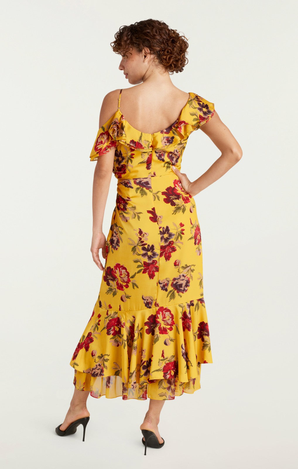 Women Nara Dress Deep Gold Multi