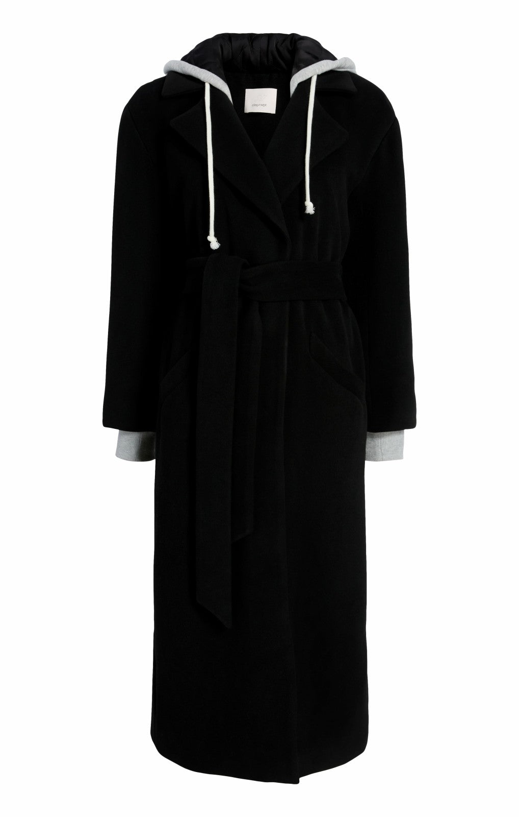 Women Vander Coat Black/Heather Grey