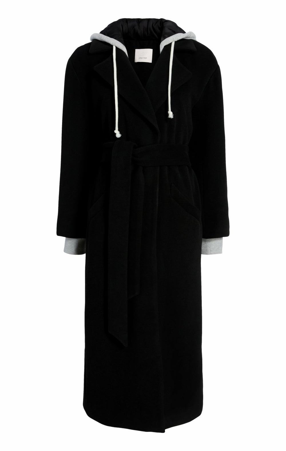 Women Vander Coat Black/Heather Grey