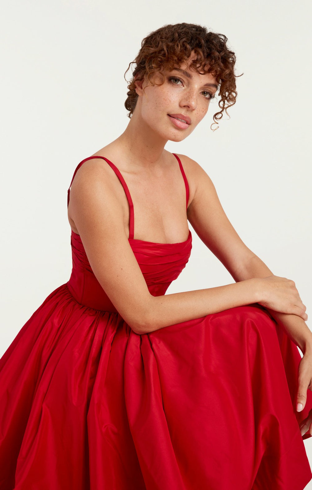 Women Violetta Gown Candy Apple