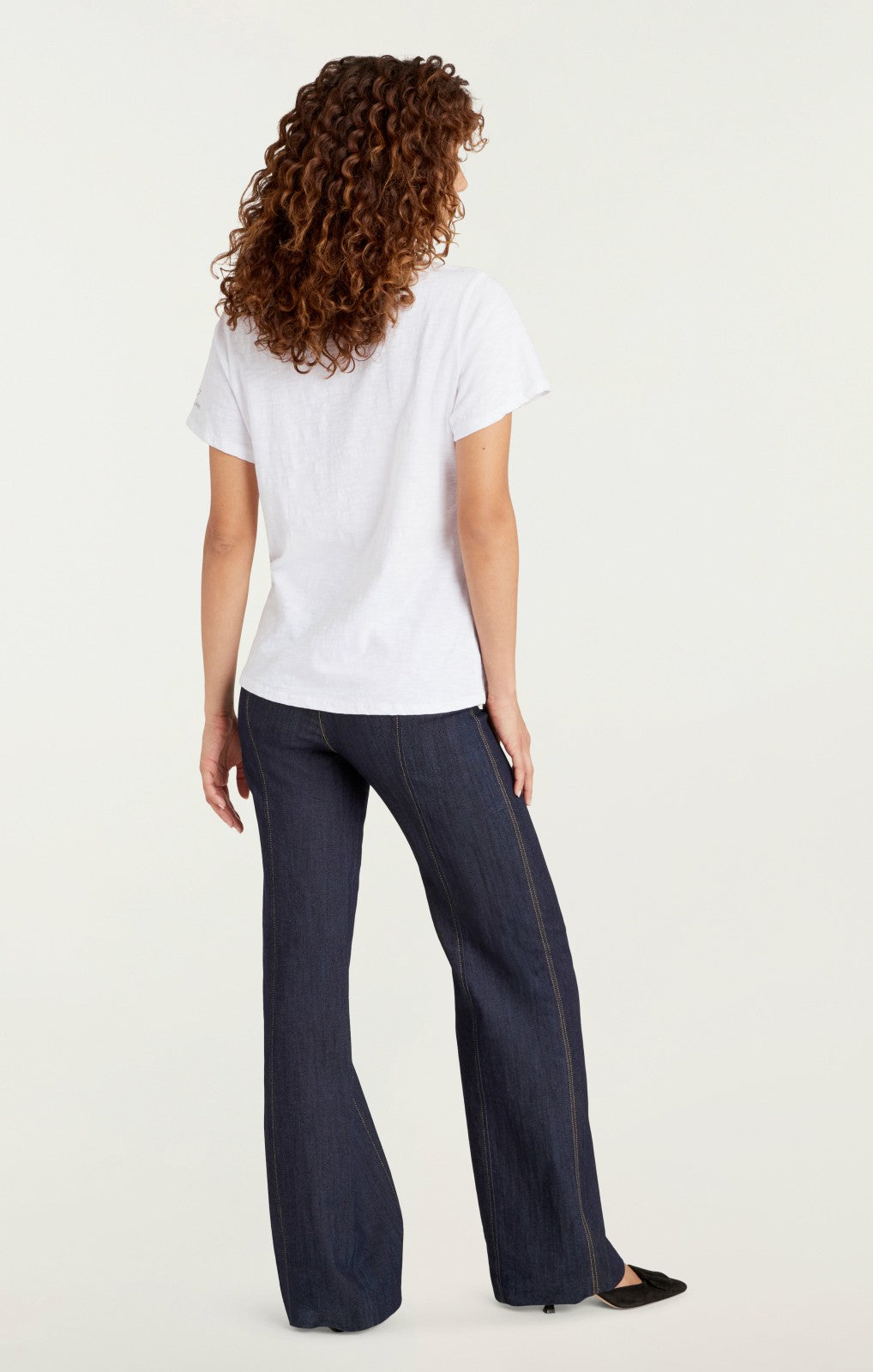 Women Doodled L'amour Tee White/Black