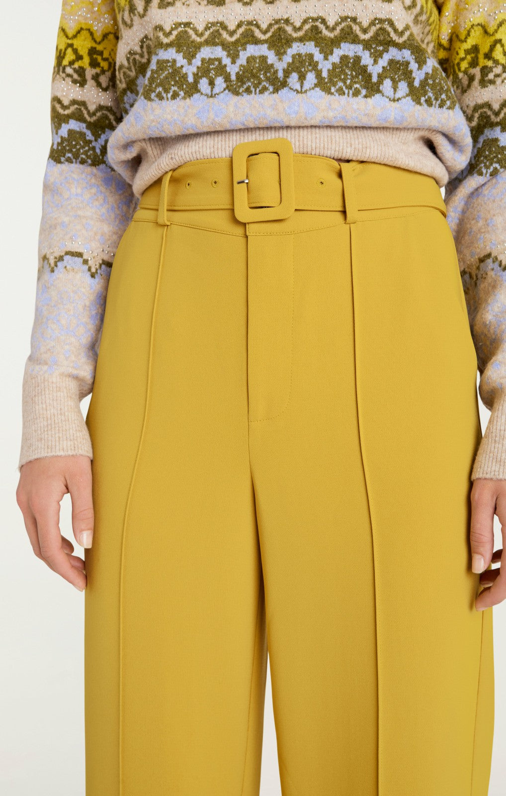 Women Ester Pant Golden Palm