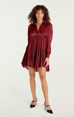 Women Lilly Dress Rhubarb