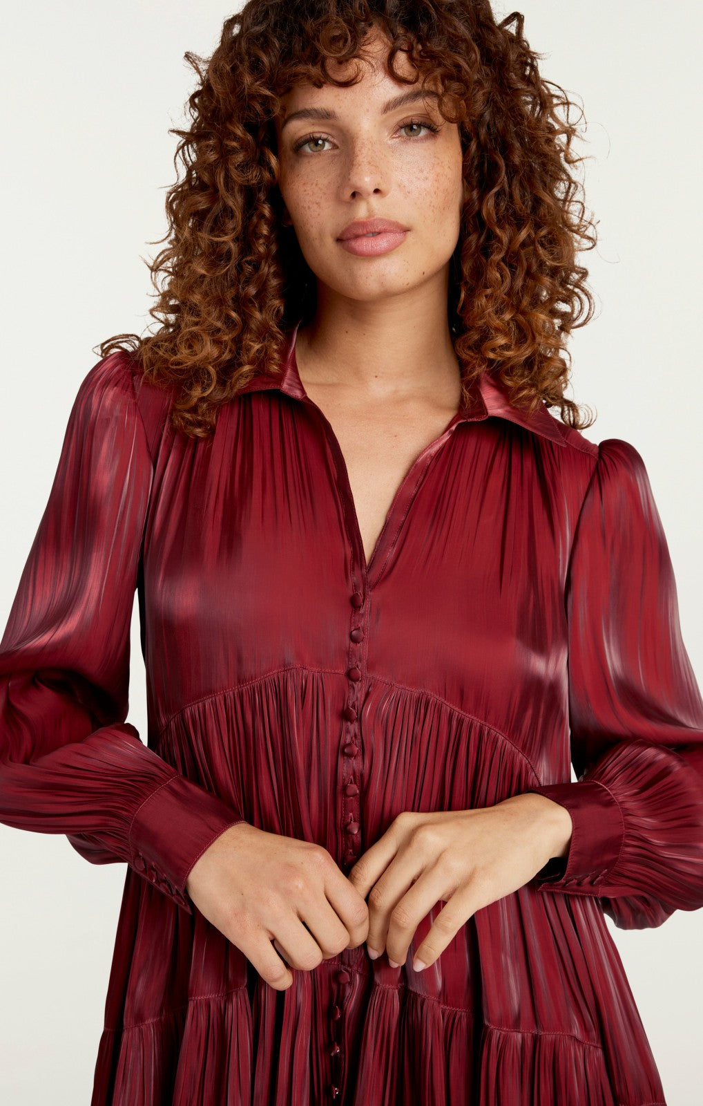 Women Lilly Dress Rhubarb
