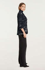 Women Love Stories Kylie Blazer Black/White