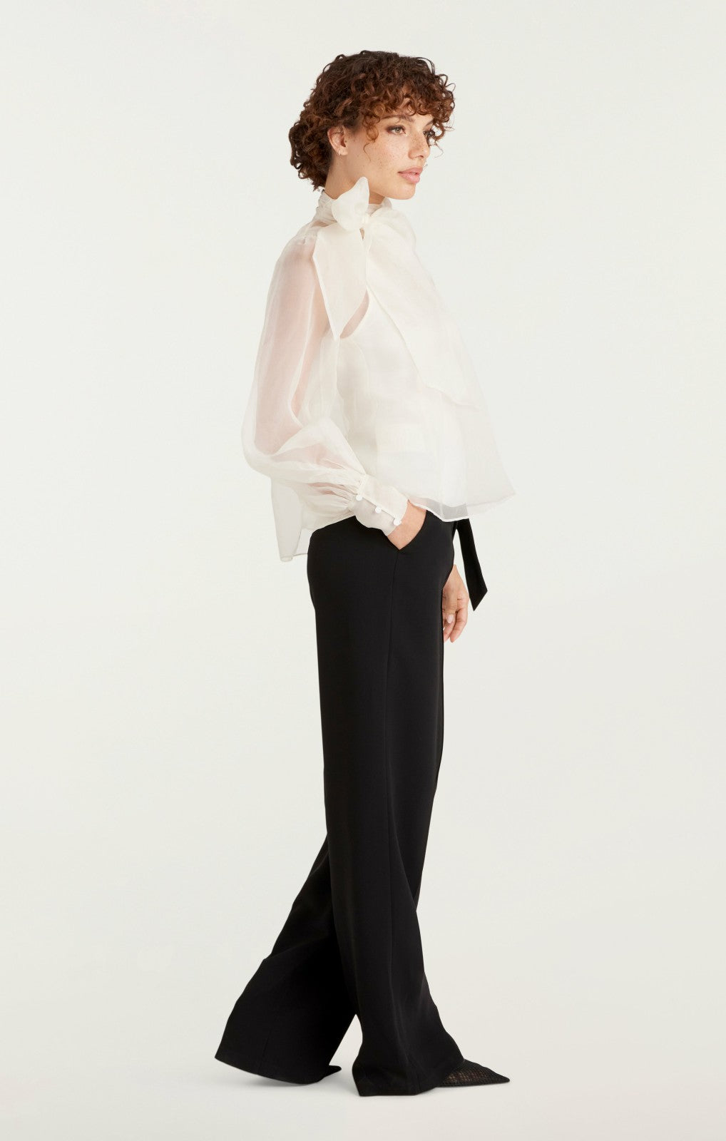Women Reo Top Ivory