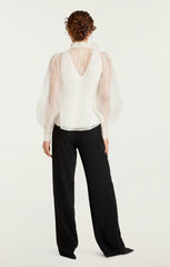 Women Reo Top Ivory